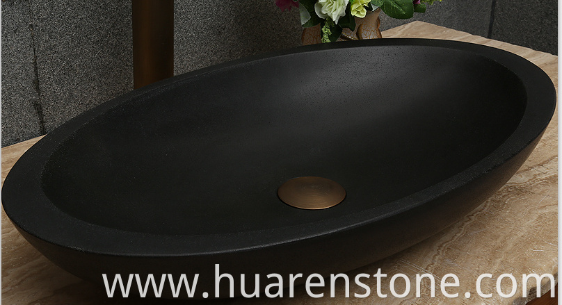 lava stone vessel sink